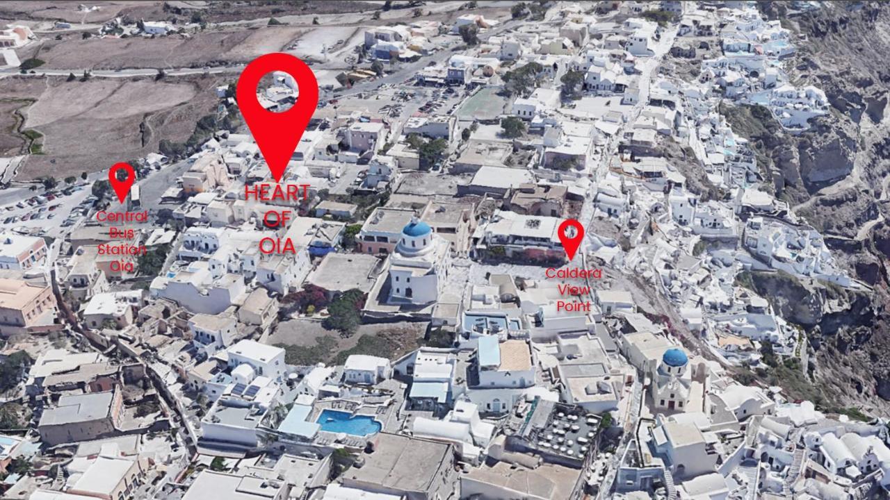 شقة Heart Of Oia - Private House With Jacuzzi المظهر الخارجي الصورة